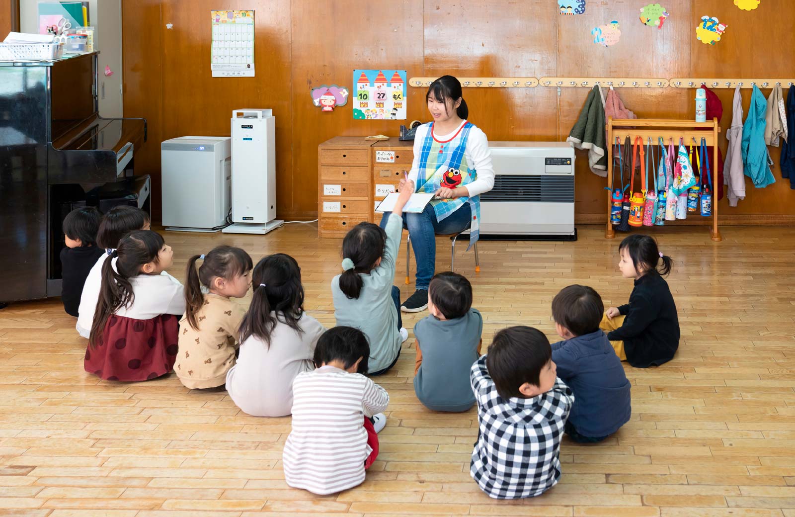 先生のお話もちゃんと聞きます